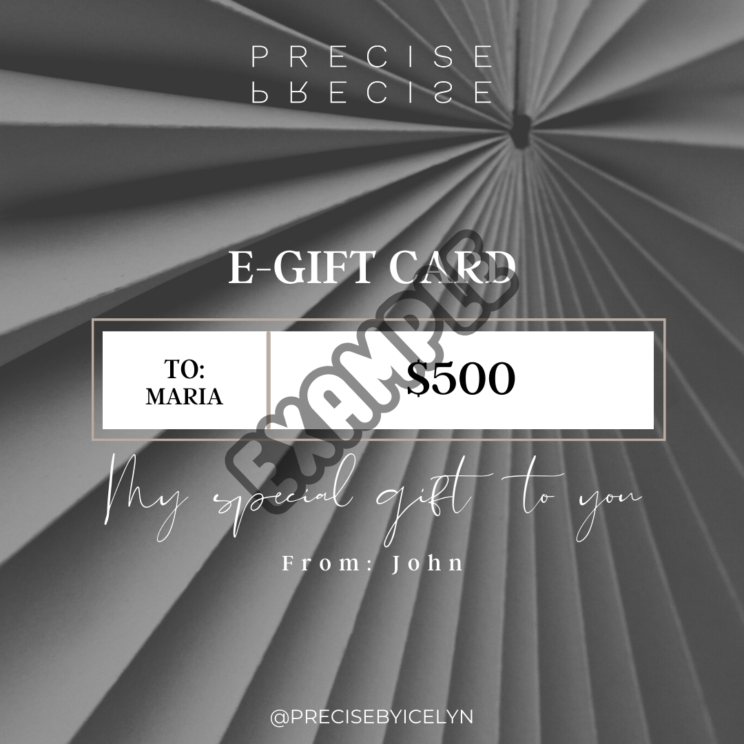 EGiftcard from Precise (500) PRECISE BY ICELYN